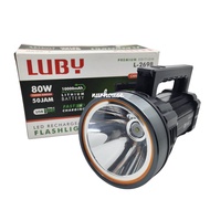 Senter Tangan Luby 80 Watt L 2698 Super Terang Tahan Hingga 50 Jam