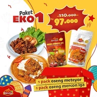 SIAP KIRIM BOLOSEGO PAKET EKO 1 - Oseng Mercon Iga Sapi + Mercon Tetelan Koyor (Meteyor) Halal Berga