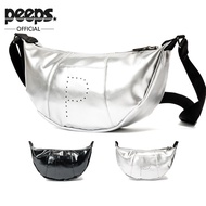 [PEEPS] Shiny Punching Logo Cross Bag(2 Color)