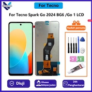 【QuickScreen】 Untuk Tecno Spark Go 2024 BG6 / Tecno Spark Go 1 Skrin Sentuh Paparan LCD