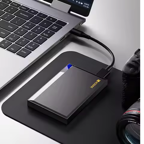 Kodak 2.5" Portable Hdd Hard Disk USB3.0 5Gbps External Hard Drive 1tb 500GB for Laptop PC ps4/ps5/X