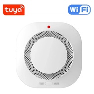 Tuya Smart Zigbee/Wifi Smoke Detector Smart Fire Fire Protection Home Security Alarm Sound Light Ala