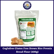 Goglufree Gluten Free Brown Rice Premix Bread Flour  (400GM)