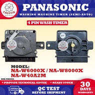 (4 PINS) NA-W6000X / NA-W8000X / NA-W40A2M PANASONIC WASHING MACHINE SEMI-AUTO WASH TIMER (TIMER MES