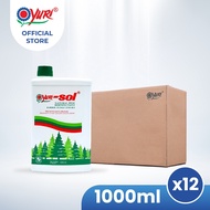 [Carton Deal] Yuri-Sol Natural Pine Oil Disinfectant Liquid 1L x12 | Antibacterial & Antiseptic