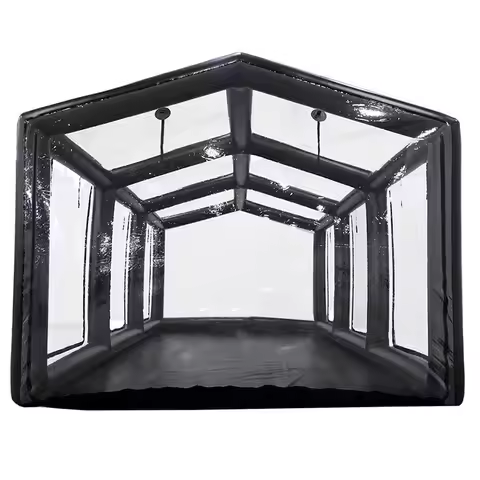 Outdoor Inflatable Transparent Parking Tent Mobile Garage Car Cover Portable Exhibition Closed Air T