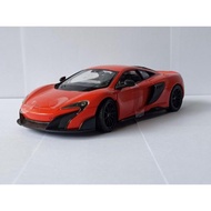 Welly 1:24 Mclaren 675LT Diecast car Children's toy miniature car