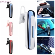 SINOLOGY E1 Wireless Bluetooth Earphone, Ear Hook Earbuds Business Headphones, Personality Mic Singl