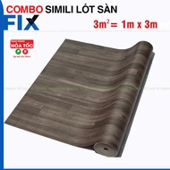 Simili floor carpet (combo 3m2) room decor carpet, dark gray floor carpet, size 1m x 3m