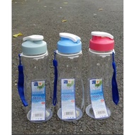 1L clear water bottle, Concentric PP sports water bottle