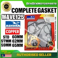 Wave 125 Overhaul Gasket Complete Set Gasket Copper 55MM / 57MM / 60MM / 62MM / 65MM /70MM Ashuka