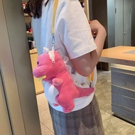 Boneka/BonekaTas slempang Dinosaurus/Tas Boneka Dinosaurus/ Viral/Tas Selempang Bahu Kartun Dinosaur