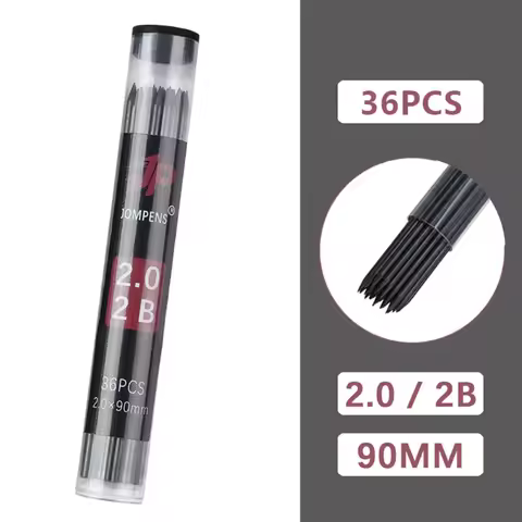 0.5/0.7/0.9/1.3/2.0mm Lead Pencil Refill 2B Colored Mechanical Pencil Refills Art Sketch Drawing Sup