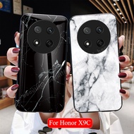 Marble Colored Painting Glass Phone Casing For Honor X9C X9B X7C X9A 5G 4G Honor X9b HonorX9C Honar 