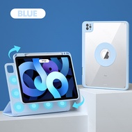 GOOJODOQ Upgraded Tablet Case 360 Degree Rotating iPad Case Smart Strong Magnetic Stand iPad Case Co