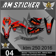 REGULAR STICKER DECAL KTM DUKE 250 MOTOREX