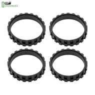 [ISHOWMAL] 4X Vacuum Robot Tires for Wheels Series 5/6/7/8/9/I7 S9+ Anti-Slip❀