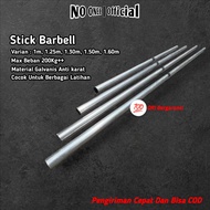 Curl Barbell Stick 1.50 meters Long Barbell Handle Pull Up Bar Barbell Bar
