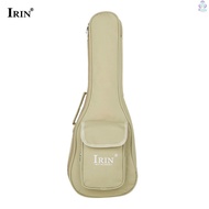 Beg Bahu Ukulele IRIN, Beg Kapas Tebal, Beg Kalis Air, Beg Ransel Berlapis untuk Ukulele 24 Inci dan