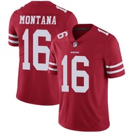 NFL Rugby Jersey 49ers San Francisco 49ers No. 16 MONTANA Second Generation Legendary Embroidered Je