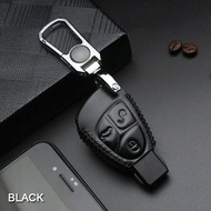 Durable Business Style Faux Leather Car Key Fob Case Cover Holder Shell For Mercedes-Benz C B E R Cl