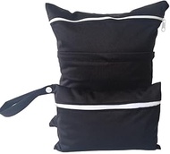 Wetbag Wet Bag, Pack of 2 Waterproof Nappy Bags for Travel, Cloth Nappies, Wet and Dry Wet Bag, Orga