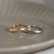 Men's/women's SILVER WEDDING COUPLE FIANCE WEDDING RING - J442