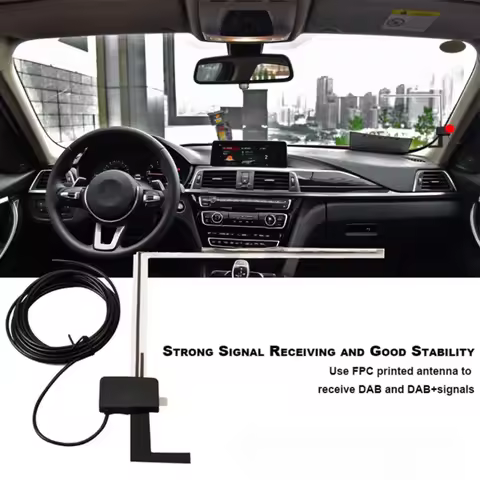 Dab/Dab+ High Gain 18Dbi Active 5-12V Car Digital Radio Antenna Car Radio Antenna