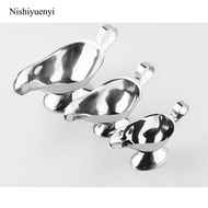[Nishiyuenyi] Gravy Boat Steak Sauce Pourer Cup Dressing Boat Pepper Sauce Utensils 3oz/5oz/8oz