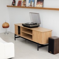 自然木拉門電視櫃