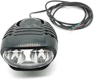ZKcasA 24V 36V 48V 60V 72V E-Bike 2 in 1 Light with Horn Bicycle Lamp LED Eagle Eye Headlight for MT
