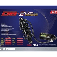 RCB MONOSHOCK DB-2 LINE -NEW - PREMIUM EDITION BLACK / PURPLE DB2 LINE Y15 LC135 Y16 RS150 RSX GSX V