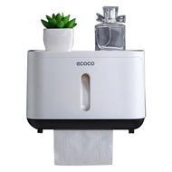 ECOCO Tissue Box Tissue Storage Toilet Paper Box Dispenser