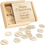 Ornament Gift Box Give to Wife Husband 5th Anniversary Wooden Gift Solid Wood Wedding Anniversary Gi