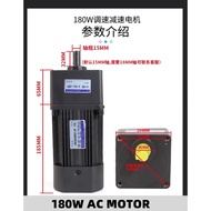 NEW  180W Gear Motor AC 220V Shaft 15mm 2.5PRM - 1350RPM   3K-500K  6RK180GU-CF Gear Box Motor  with