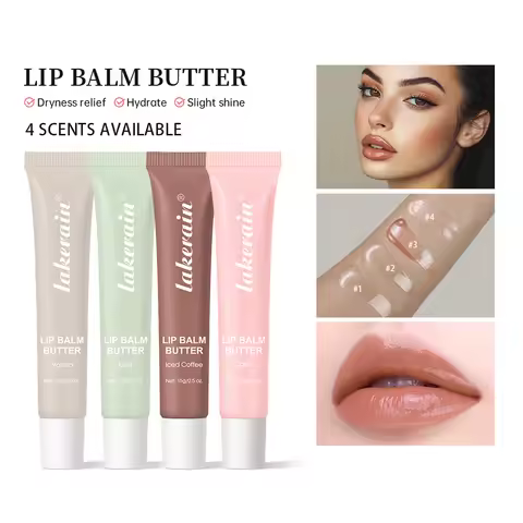 Shine and Hydration Sheer-Tinted Lip Butter Balm-Conditioning Lip Mask and Lip Balm for Instant Mois