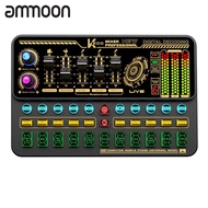 [ammoon]【โปรโมชั่น】เครื่องผสมเสียง สเตอริโอมิกเซอร์ ไร้สายบลูทูธ