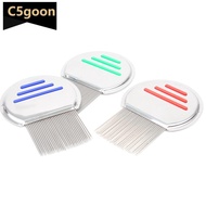 C5GOON 1Pc Stainless Steel Hair Lice Treatment Comb Brush Nit Free Terminator Fine Egg Dust Removal 