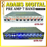 Adams Digital Pre Amp 7 Band Parametric Equalizer GTR-737 GTR-707 (GTR-Series)