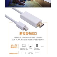 mac蘋果筆記本電腦macbook雷電轉hdmi轉換器mini迷你dp轉接視頻線