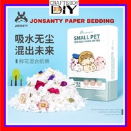 Jonsanty Paper Bedding Hamster Paper Bedding Dust Free Hamster Bedding Alas hamster 仓鼠纸绵
