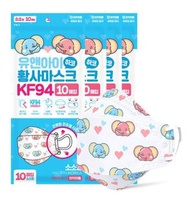 預訂✈️查詢價錢🔍 韓國🇰🇷小象KF94嬰兒口罩(10個/包X 4)  (共40個)‼️藥品局推薦‼️