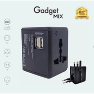 Gadget MIX Universal Travel Adapter &amp; Converter with 2 USB Ports/UK US EU AU