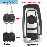 EWS Modified Flip Remote Key 4 Button 315MHz/433MHz PCF7935AA ID44 Chip for BMW E38 E39 E46 M5 X3 X5