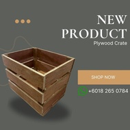 Premium Plywood Crate Storage Box | Solid Plywood Crate | Display Crate | Custom Wooden Box
