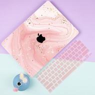 2 in 1 Bundle Marble Print Matte hard case for Macbook Air 13 15 inch M2 M2 M3 New Pro 13 14 16 inc