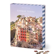 Galison Gray Malin Cinque Terre – 1000 Piece Book Puzzle with Dreamy Italian Architecture Photograph