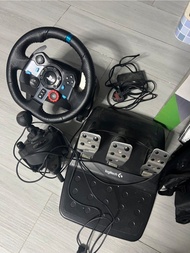 Logitech G29 賽車軚盤連腳踏波棍