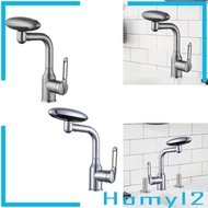 [HOMYL2] Kitchen Sink Faucet Water Saving Tap Plumbing Replacement Modern Ceramic Valve Core Degree Swivel Faucet Extender