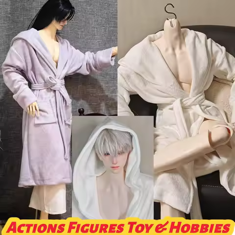 In Stock Big Dolls Bathrobe for id75 am77 yc77 dk75 Normal/Strong Uncle Big 3-point 4-point bjd Doll